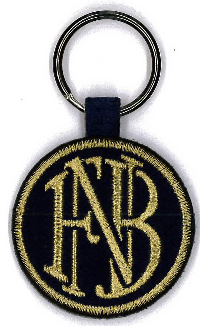 Key Fob With Embroidery